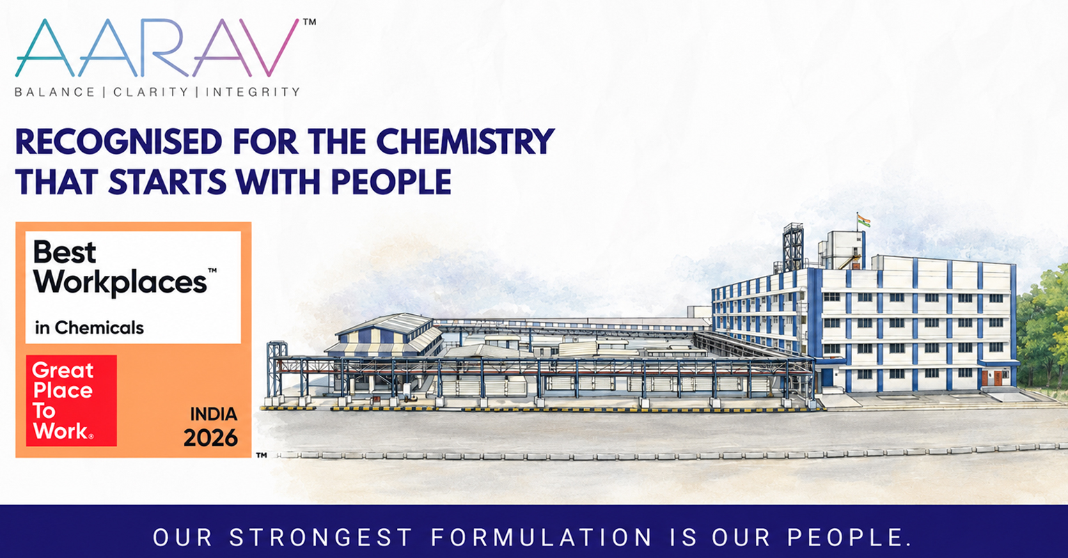 AARAV Fragrances & Flavors Recognized Among India's Best Workplaces™ in Chemicals 2026